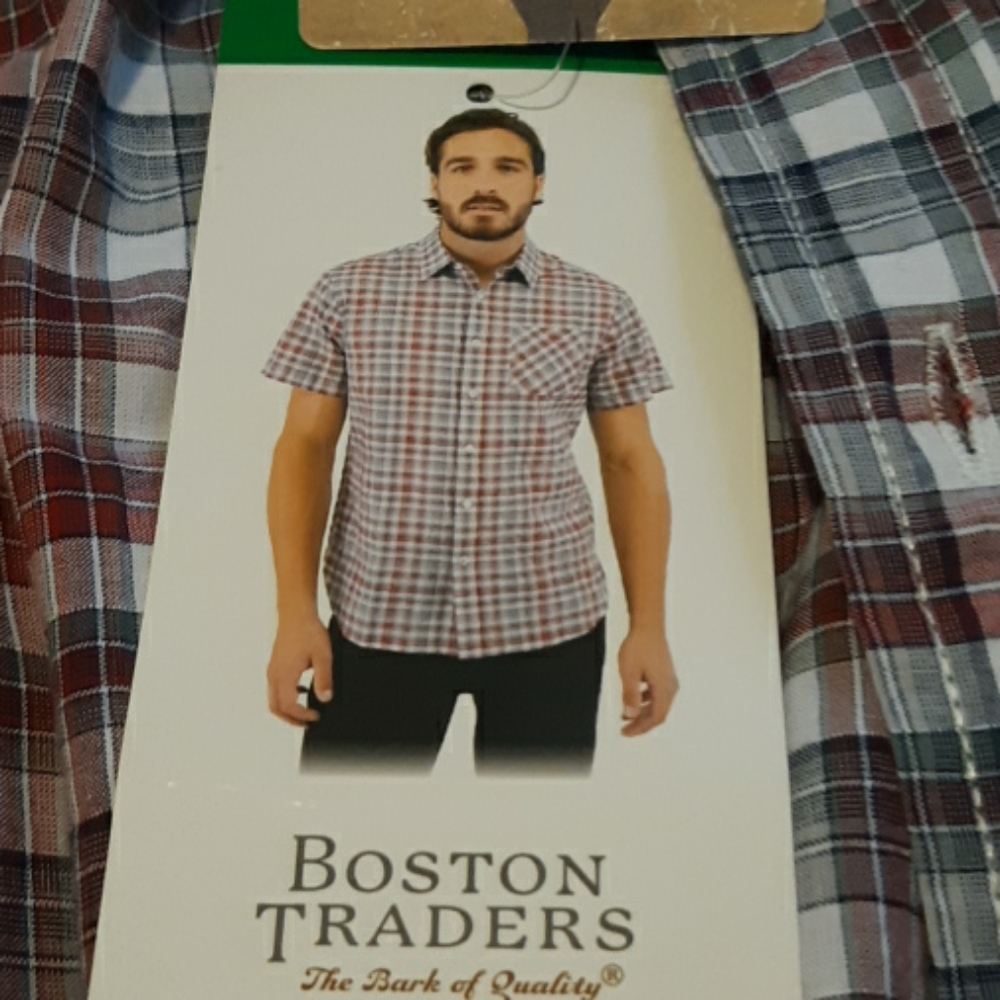 Mens short sleeve button down shirt
